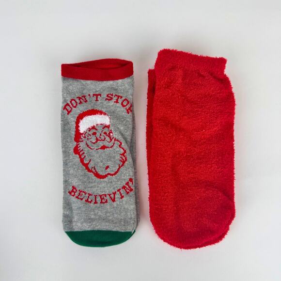 Footsie Christmas Socks Gift Set  - Don't Stop Believin' (2 Pack) - Picture 1 of 4